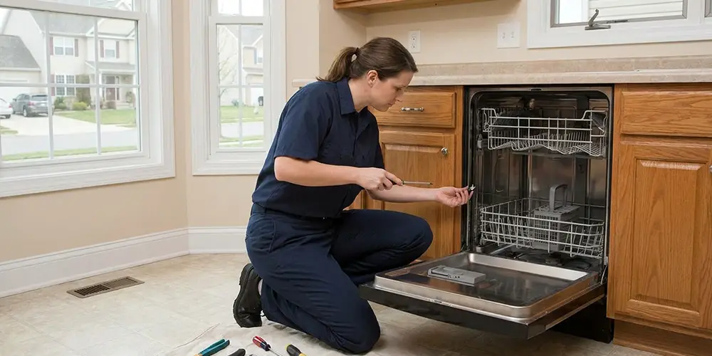 Dishwasher Latch Replacement in Sanford, ME