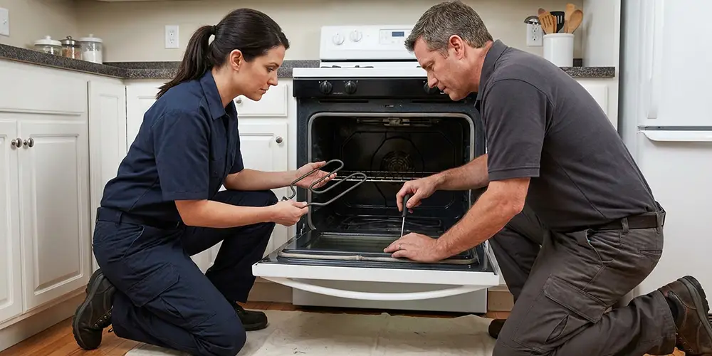 Oven Heating Element Replacement in Sanford, ME