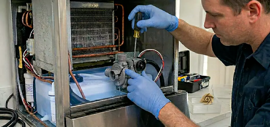 Commercial Ice Maker Water Pump Repair in Sanford
